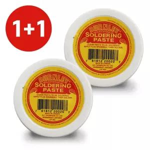 BURNLEY 1+1 (노란통 솔더링 페이스트57g) 납땜용제인두부품 두기 작업 용품 보조 납땜용 자재