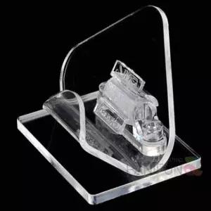 투명 아크릴 각도조절 거치대 휴대폰 책상 탁상핸드폰 탁상용 편의점선반 진열대 미니 소품받침대 상품 스