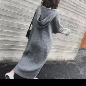 여성후드롱원피스 니트롱 윈터 니트 후드원피스 따뜻