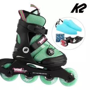 K2 인라인 스케이트 루미 보아 민트 아동 어린이 유아 인라인스케이트 신발항균건조기 휠커버