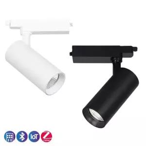 LED IoT 레일조명 20W 원통 레일등 카네스 스포트 트랙 조명 색변환 디밍