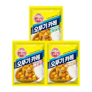 오뚜기 카레 1kg 10개/분말/순한맛/약간매운맛/매운맛 선택