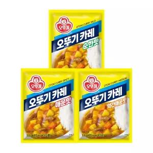 오뚜기 카레 100g 10개/분말/순한맛/약간매운맛/매운맛 선택