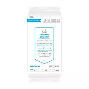 물따로 건티슈 오리지날-고급형 리필형 (40매/16팩)