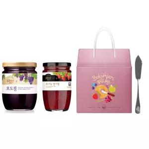 복음자리 선물세트 포도잼+유기농잼+잼나이프