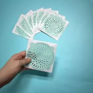 10P 방지 필터 스티커 막힘 배수구 부착식 목욕탕 욕