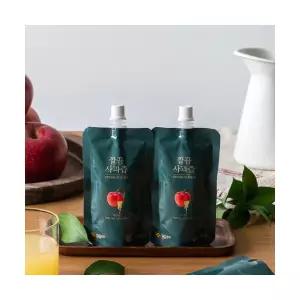 강원도 영월 100% NFC 착즙 생 사과즙 100ml 30포