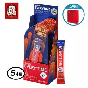 정관장 에브리타임 맥스 10ml 10포 5세트-쇼핑백포함 선물세트