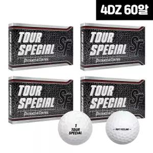 [스릭슨] 유러피언 SF 투어 스페셜 2피스 화이트 골프공 60구 4DZ P TA3531246