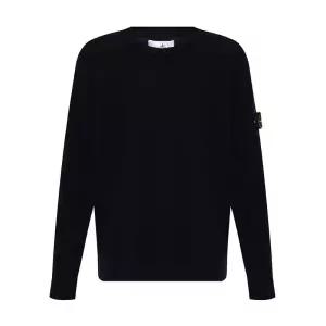 [명품] 로고 패치 울 니트 네이비 8115526A1 V0020