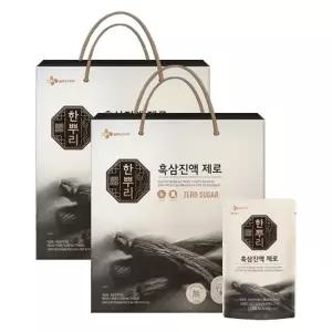 CJ 한뿌리 흑삼진액 ZERO 50mlX24입X2개/명절선물세트/추석선물세트