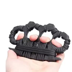 고품질 두께 11MM 업그레이드 셀프디펜스 호신용너클 블랙 블랙 (WE0C8F4)