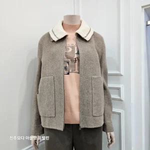 [프렐린]파크랜드 여성복 프렐린 모혼방 핸드메이드 자켓 RJK254013