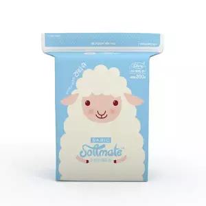 순둥이 소프트메이트 베이직 생분해 건티슈 200매 4팩