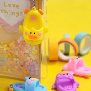 노란오리키링 귀여운 열쇠고리 WFHVH86