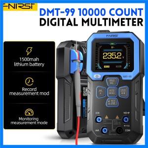 FNIRSI DMT-99 디지털 멀티미터 9999카운트 자동 범위 1000V 10A AC DC 전압 저항 커패시턴스 다이오드 NCV