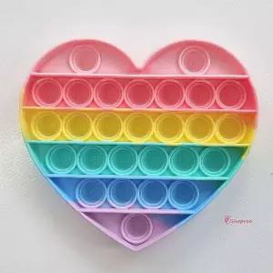 ABC 푸쉬팝 장난감 하트 뽁뽁이 팝잇uvw538