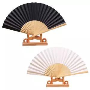 심플 전통 아씨 접이식 부채 WFI84BQ