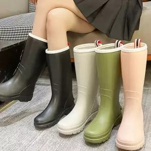 말랑이 롱레인부츠 장화  여성용 DO6612 WC046C2