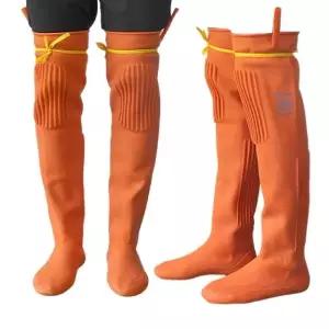 240mm 라텍스 슈마켓 물장화 코트형우의 교통안전우의 (WFKB7LA)