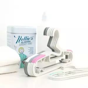 논슬립 옷걸이 50P 스카프 걸이 흘러내림 방지형 의류 정리걸이 (WFKD6Q2)