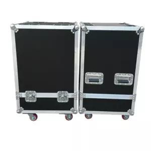 오디오 플라이트 케이스 방진 방수 강화 단일 랙 쿼츠 조명 무대장비 페이더 컴팩트