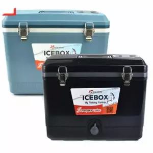 낚시용 어부 여름캠핑 낚시겸용 아이스박스(17L)-검정