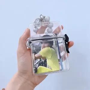 ( )투명 포카 케이스 바인더 보관함 카드 수납 파우치