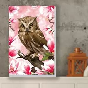 부엉이 그림 풍수 목련 꽃 복 액자 그림드림 5Owl-P6C (KYR-W5F0BB4)