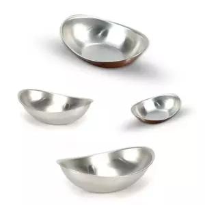 스텐 VD30VO87 타원 카레 그라탕 덮밥 샐러드 그릇 22cm 4호