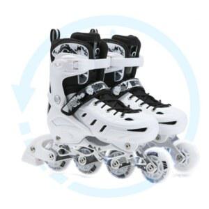 성인용 인라인스케이트 롤러브레이드 화이트 A05 677499 바퀴 A18 남성용 A17