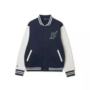 [폴로 랄프 로렌]POLO RALPH LAUREN 플리스 베이스볼 재킷 - 네이비 MNPOKNI16823580-410 896737