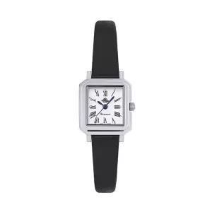 [신세계라이브쇼핑]로즈몽 RS80-03BK 노스탤지아 스퀘어 여성 가죽 손목 시계