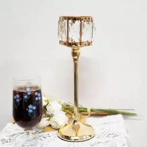 크리스탈 REP029X6 골드 L 촛대 촛불 캔들받침 빈티지촛대 빈티