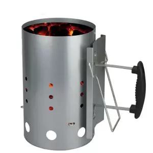 [룽스]캠핑용 프리미엄 그리들 숯통 불멍 숯스타터 핸들