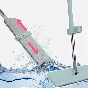 마대 세척 청소기 막대 극세사 자동 밀대 걸레 회전 봉걸레 봉 바닥 물걸레 청소