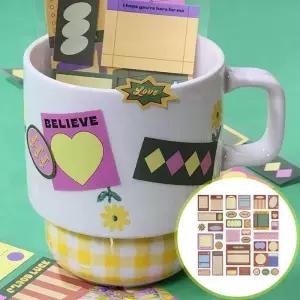 레코드 데코베스트 스티커 장식 다이어리