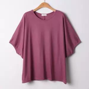 스판가오리반팔티셔츠 ILG901M402 빅사이즈 사이즈에서 자유로운 그녀~