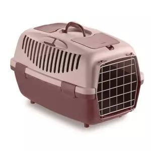 켄넬 이동장 로즈브라운 반려동물 걸리버2 철문 1P