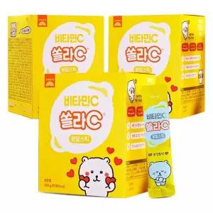 고려은단 비타민C 쏠라C 분말스틱 60포 3개 어린이 키즈 간식 G