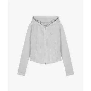 [뉴발란스]NBMDG2W322 WOMEN 소프트프레쉬골지 후드 투웨이 집업 LIGHT GRAY 700687