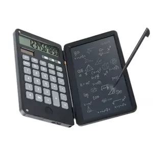 고품질 B태양광 폴더 전자계산기 겸용 메모패드 전자노트 계산기 ...