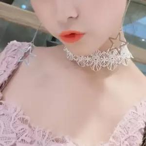 여성 레이스 플라워 초커 1P 패션 레이어드 목걸이 초커스타일 초크목걸이 진주목걸이