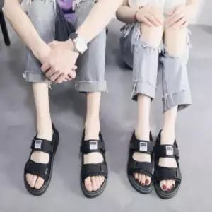 여름샌달 남녀공용 2컬러 커플샌들 찍찍이샌들 슬리퍼 WCE4E79