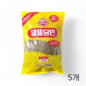 WL 오뚜기 알뜰당면 1kg X 5개 한식당면 갈비탕사리 잡채당면 사리당면 찰당면 찌개사리