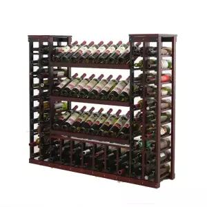 원목와인랙 48병 선반 진열장 진열대 거치대 보관함 와인진열장