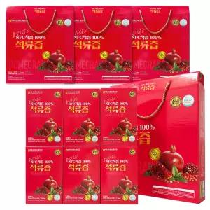 더존건강 NFC 착즙 100% 석류즙 석류착즙액 2100ml (70ml x 30포) 4개