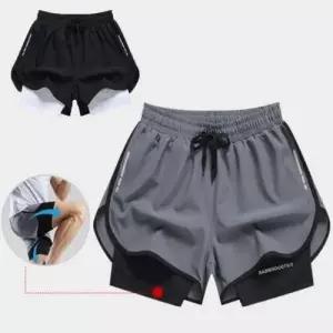 남자 레깅스 투인원쇼츠 레깅스반바지 남성 스포츠 라 WD7EF66