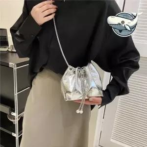 스타일리시 미니 복조리 체인 가방 메탈 아이템 20대 30대