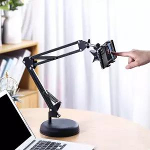 [모두쇼핑]스마트폰 관절형 책상 스탠드 휴대폰 거치대 촬영 장비 핸드폰 액세서리 방송 사무실 식탁